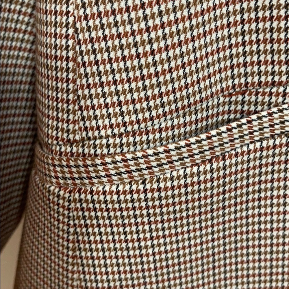 Tiny Checker Design Jacket. Matching Pants - image 3